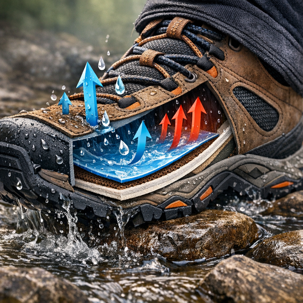 Vanntett Membran in Trekking Shoes